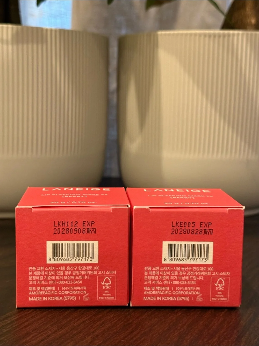 LANEIGE Lip Sleeping Mask EX Berry – Duo Set of 2 (20g Each) 💖✨